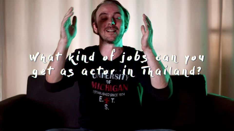 Episode 7: What kind of jobs can you get as actor in Thailand? (Part 2)

1. Event Jobs
2. Stage Play
3. Corporate Role …