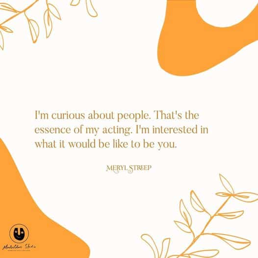 #actingquotes #merylstreep #motivation #theatre #quotes #acting #actingclasses #onlineactingclass #masterclass #master…