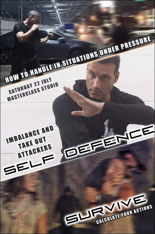 Ron Smoorenburg’s – Self Defense Workshop
 You will learn:
 – how to make attackers loose their balance
 – how to prote…