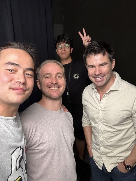 I can’t believe I got too busy to post these. I feel incredibly lucky working with my friends on set. Lawrence (or Loren…