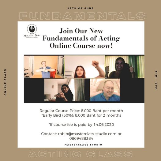 I love the craft of acting and I love sharing my passion with my students.
Join this course only if you are serious abo…