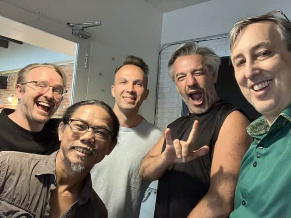 Thai actor delivering a powerful scene on a film set in Thailand, showcasing talent in action.