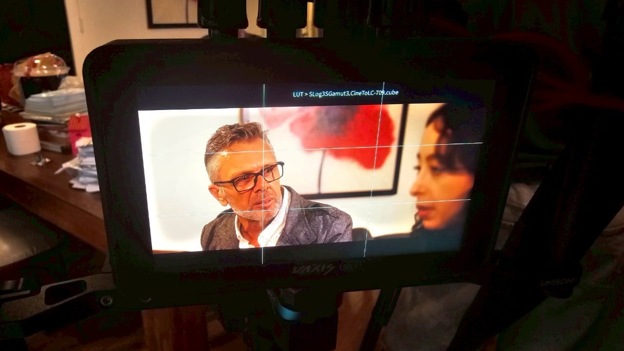 Thailand TV set with actors filming a gripping series scene, showcasing series energy.